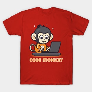 Code Monkey Software Engineering Pays the Bills T-Shirt